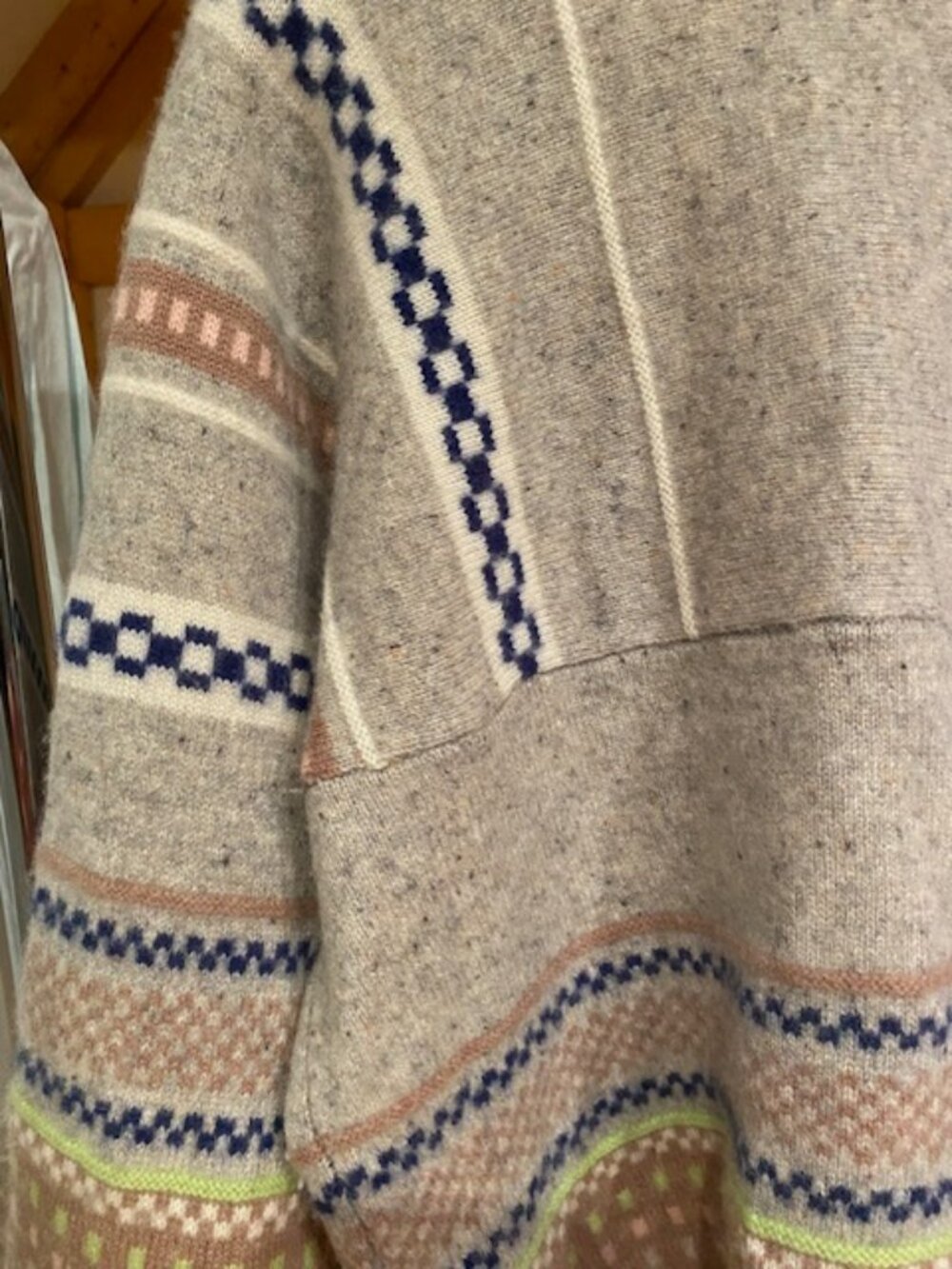 Sundance Sweaters L - 2, one cashmere, one acrylic, lovely - Periwinkle & Multi - Picture 8 of 15
